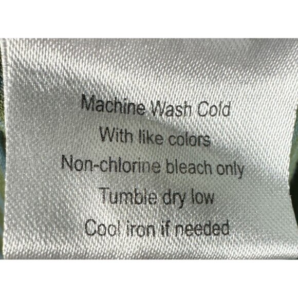 Peter Millar Mountainside Collection Polo Shirt Men S Green Blue Striped Stretch - Picture 8 of 9